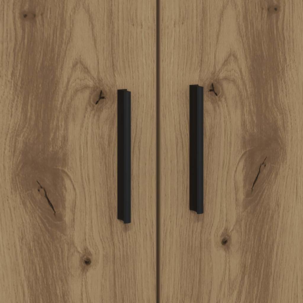 Bett mit Stauraum Artisan-Eiche 80 x 200 cm Holzwerkstoff