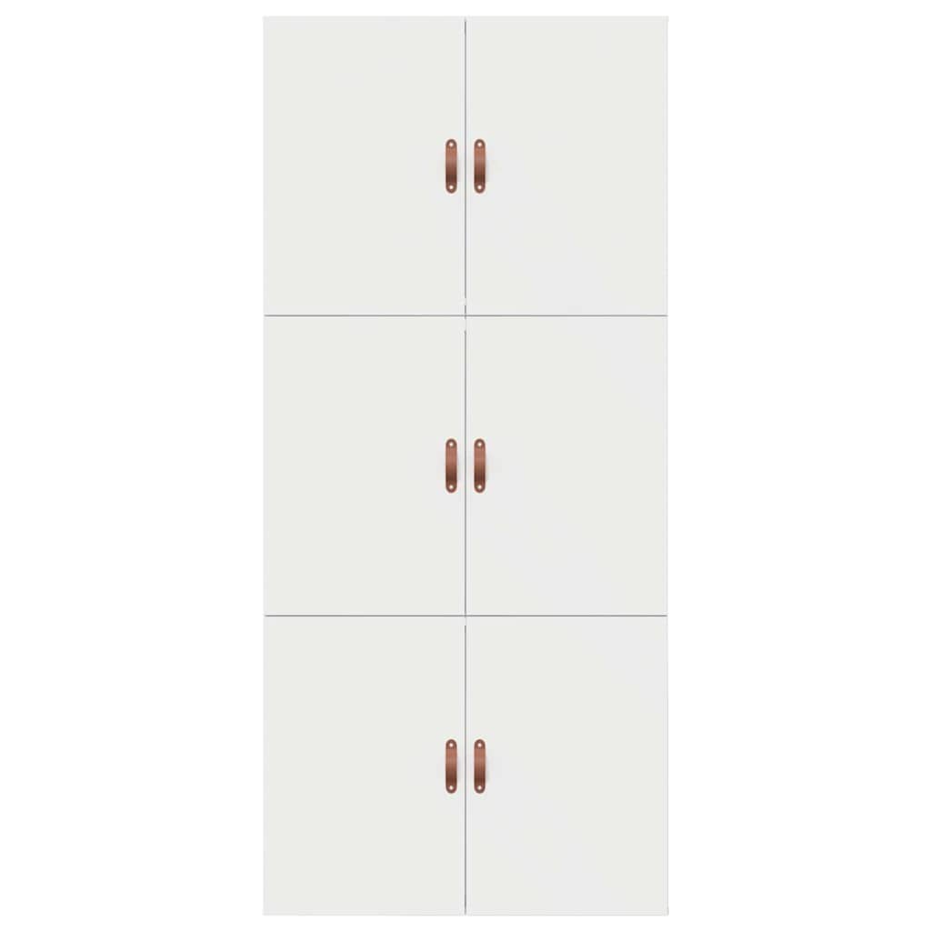 Aufbewahrungsbettgestell Weiß 100 x 200 cm Holzwerkstoff