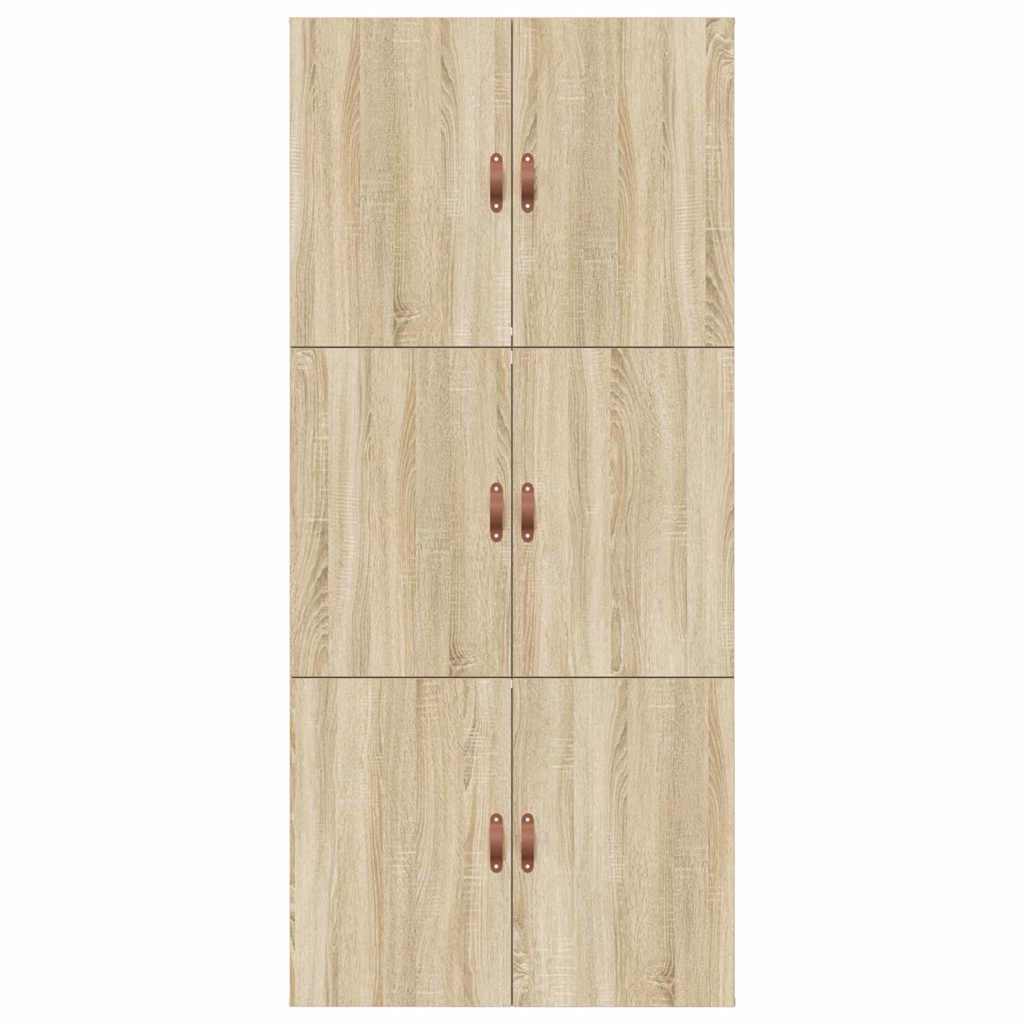 Aufbewahrungsbettgestell Sonoma-Eiche 90 x 190 cm Holzwerkstoff