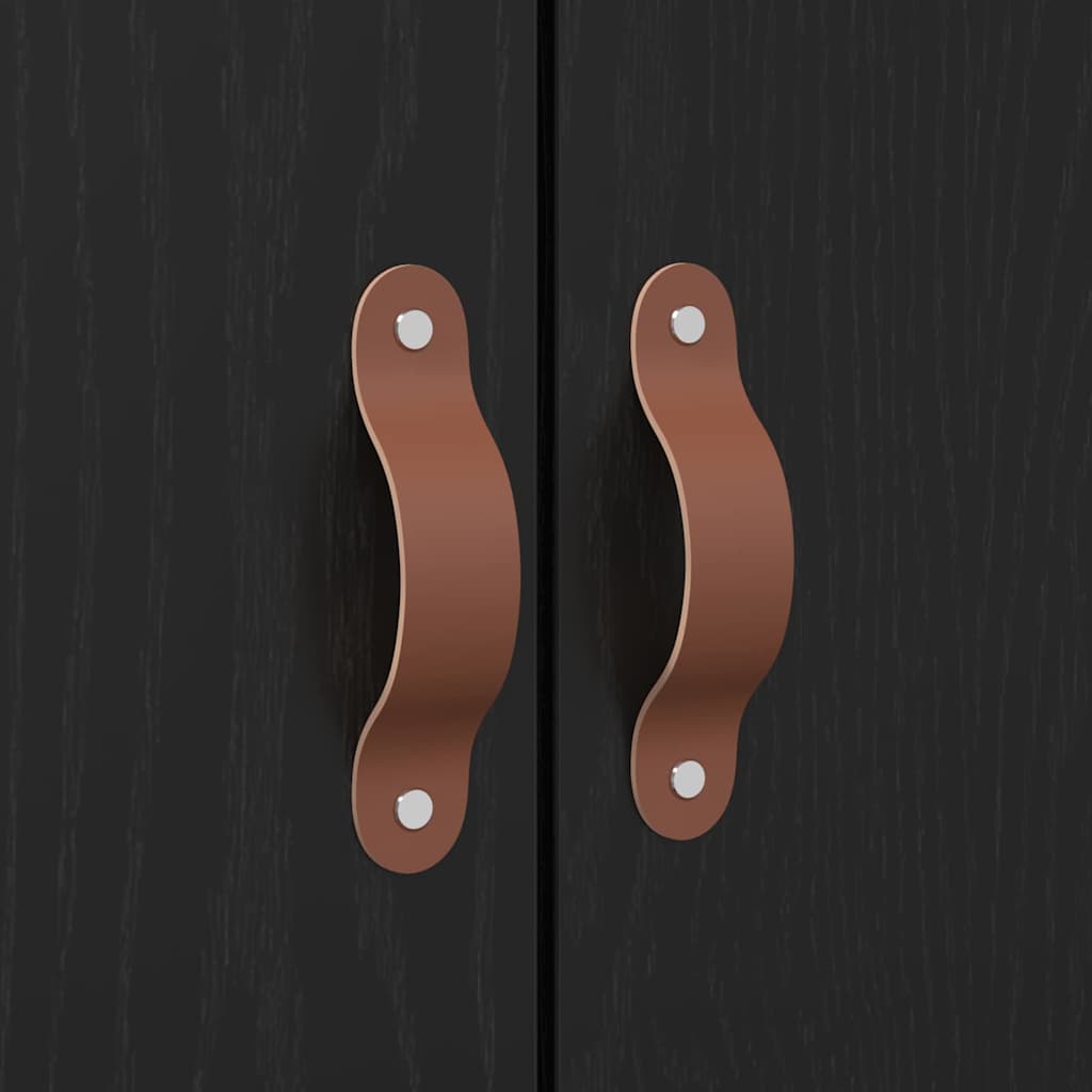 Bettgestell Schwarze Eiche 135 x 190 cm Holzwerkstoff