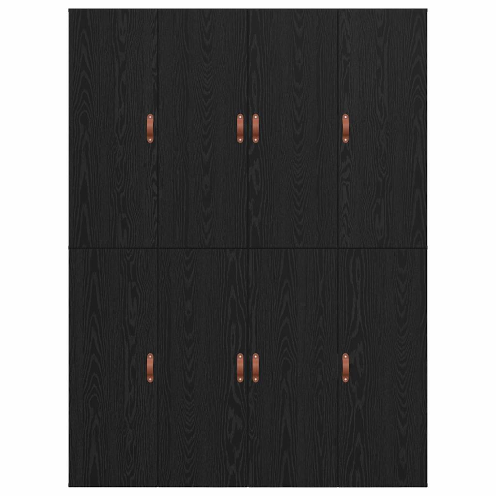 Bettgestell Schwarze Eiche 135 x 190 cm Holzwerkstoff