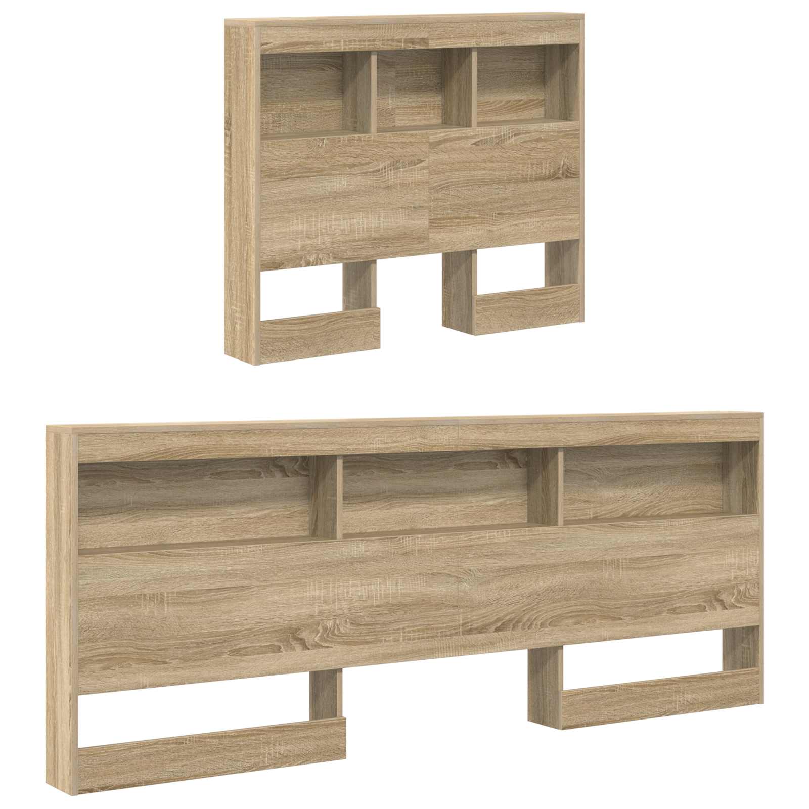Aufbewahrungskopfteil Sonoma-Eiche 100 cm Holzwerkstoff