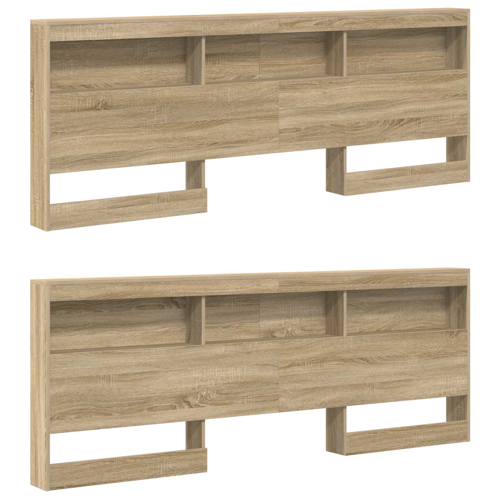 Aufbewahrungskopfteil Sonoma-Eiche 180 cm Holzwerkstoff