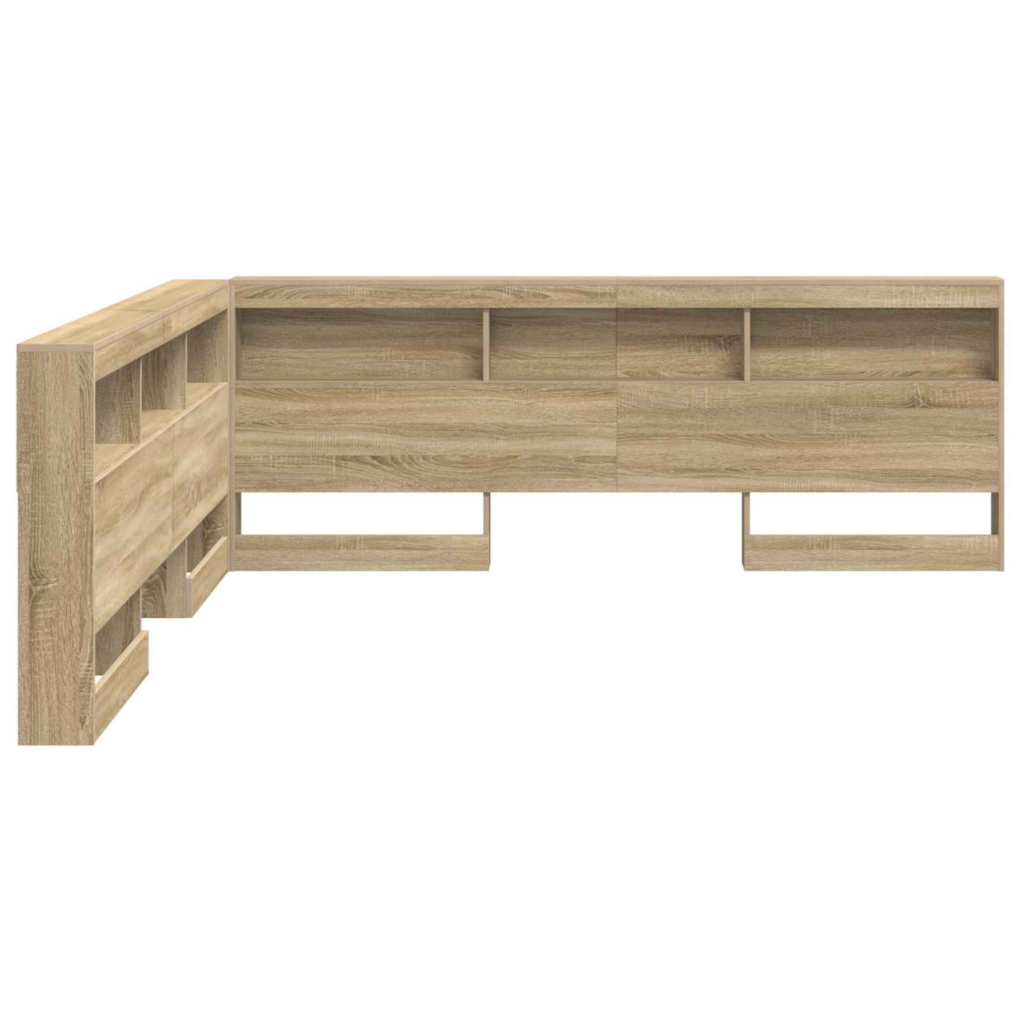 Aufbewahrungskopfteil Sonoma-Eiche 180 cm Holzwerkstoff
