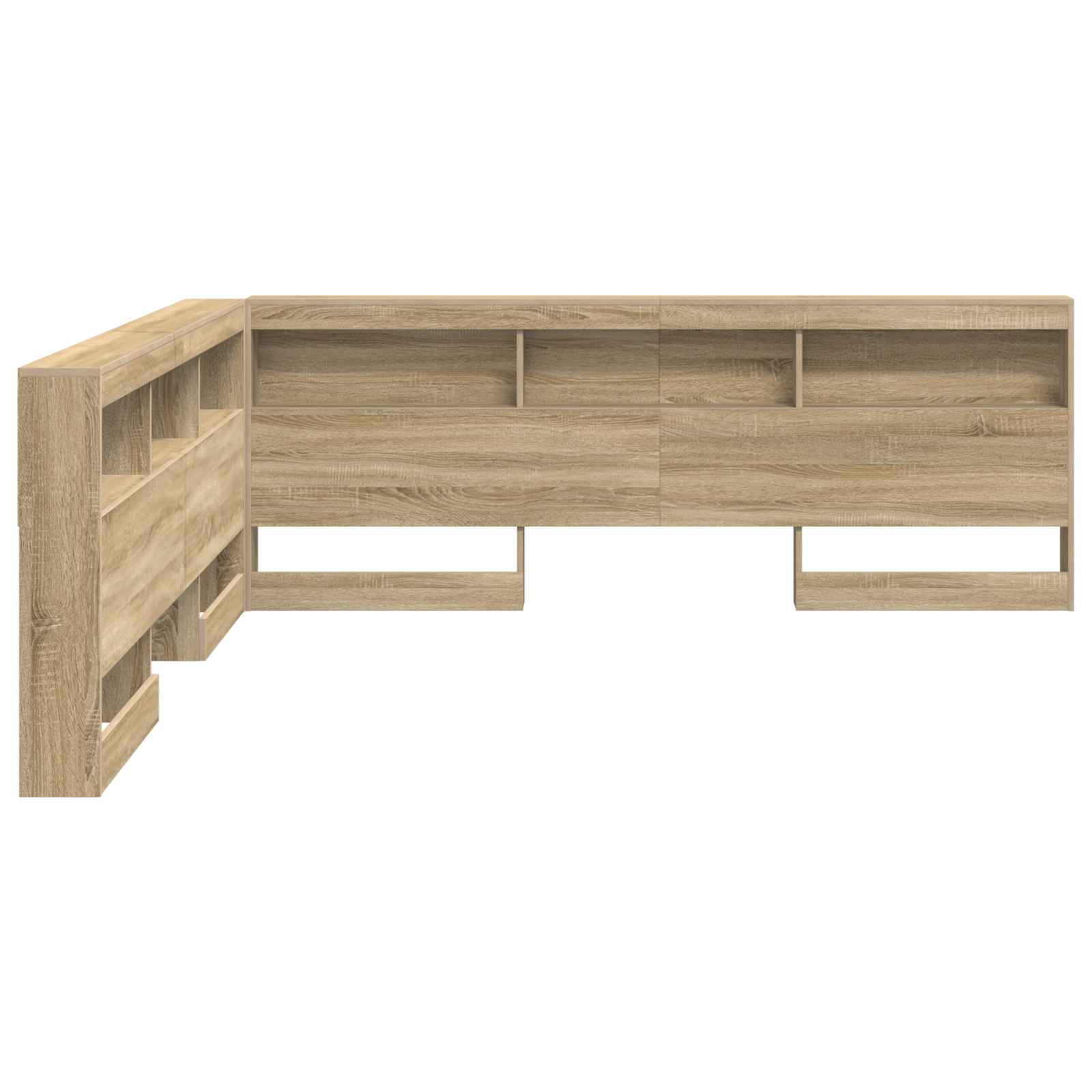Aufbewahrungskopfteil Sonoma-Eiche 180 cm Holzwerkstoff