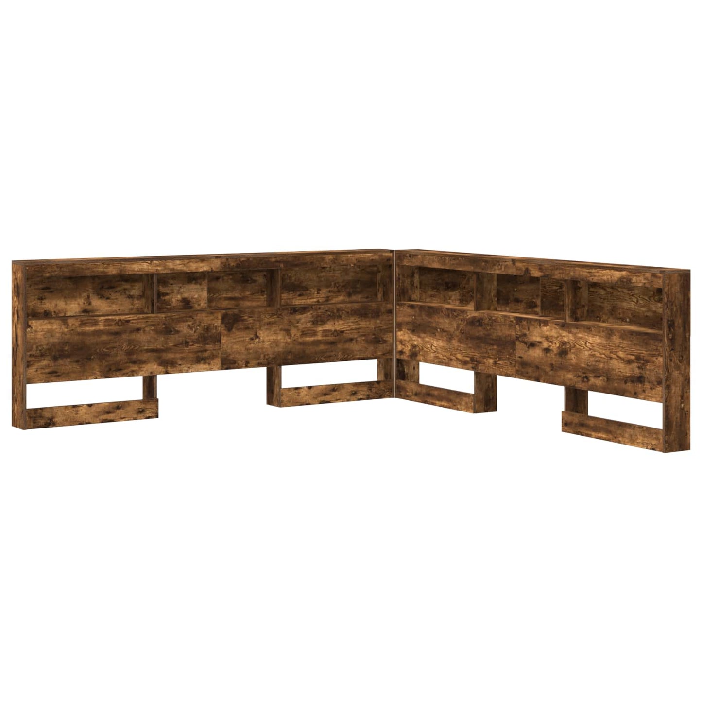 Aufbewahrungskopfteil Geräucherte Eiche 180 cm Holzwerkstoff