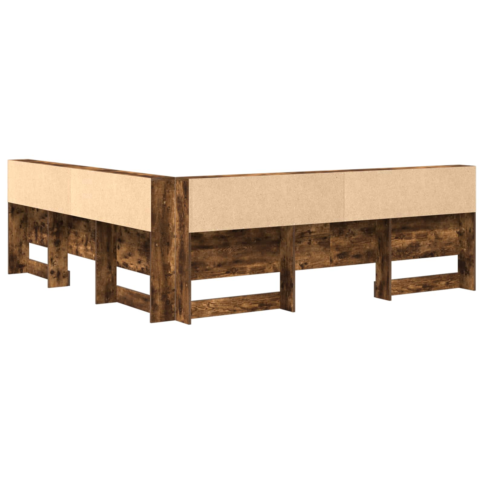 Aufbewahrungskopfteil Geräucherte Eiche 180 cm Holzwerkstoff