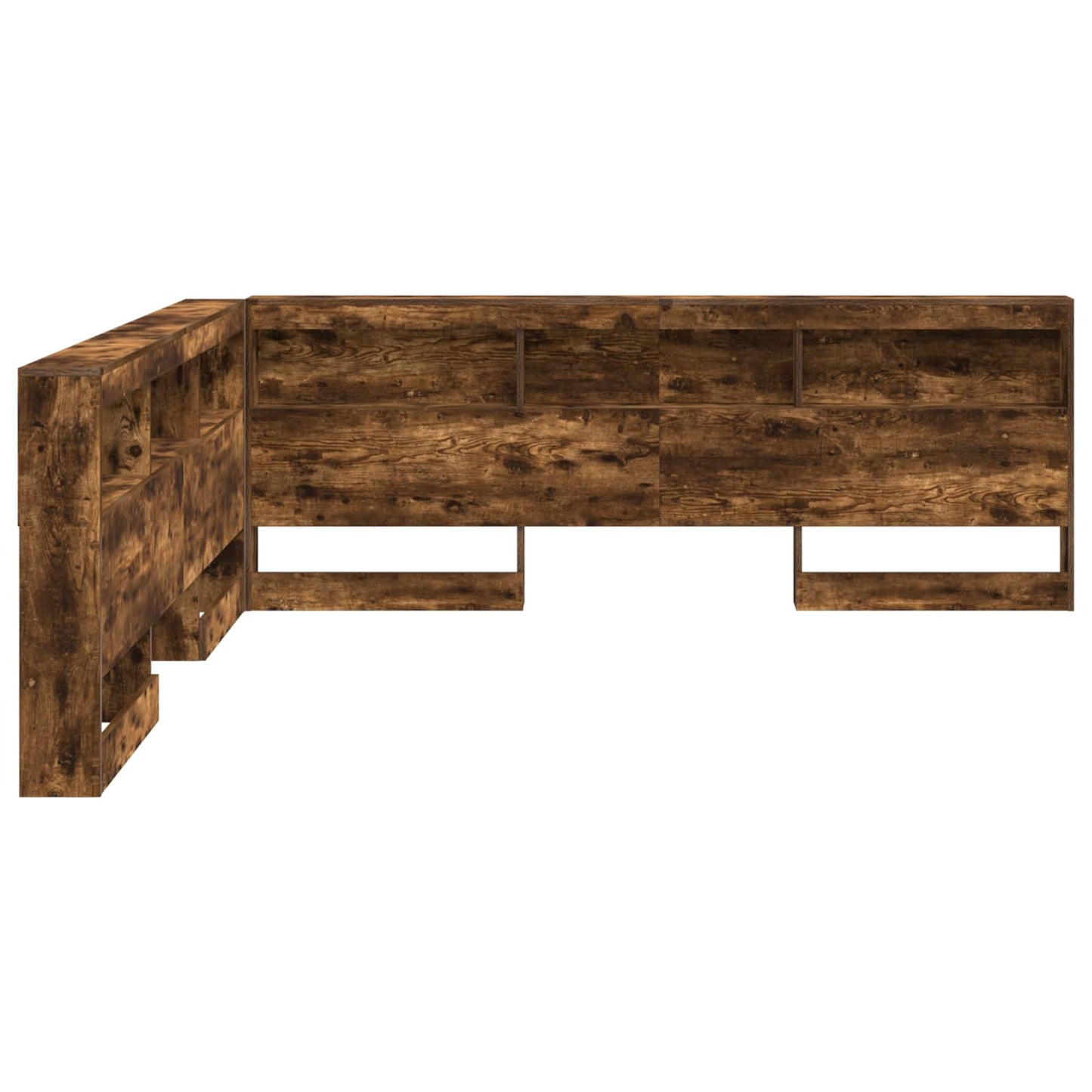 Aufbewahrungskopfteil Geräucherte Eiche 180 cm Holzwerkstoff