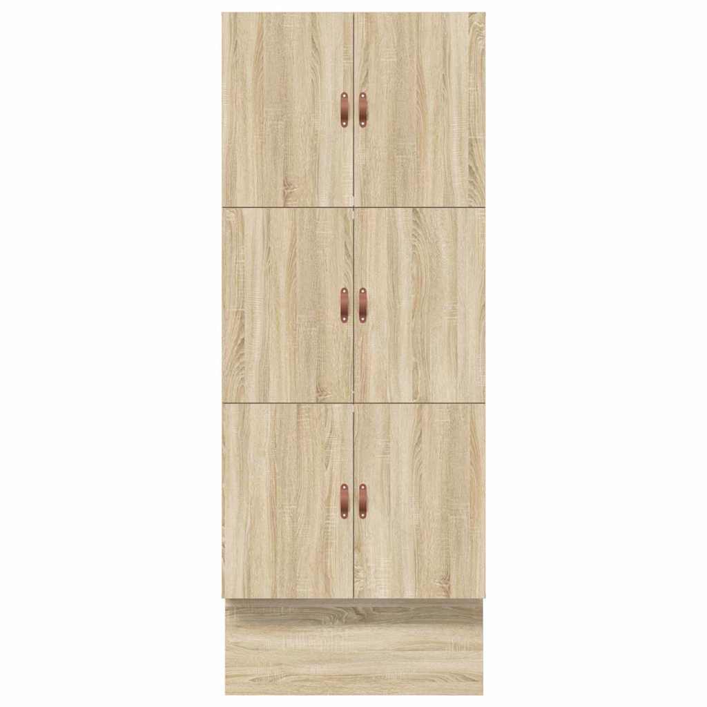 Aufbewahrungsbettgestell Sonoma-Eiche 100 cm Holzwerkstoff