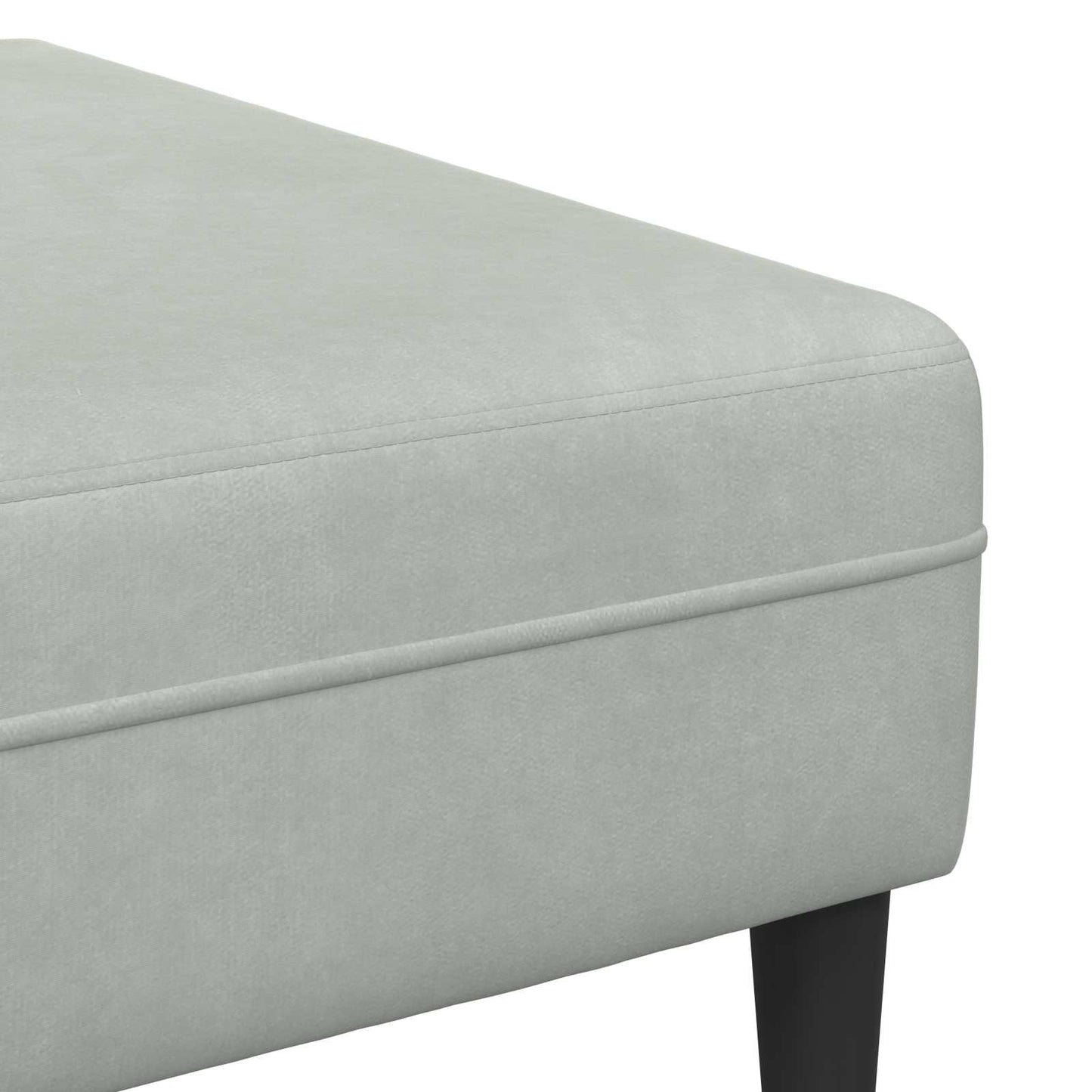 Wohnzimmer Couch 3 stk. Hellgrau