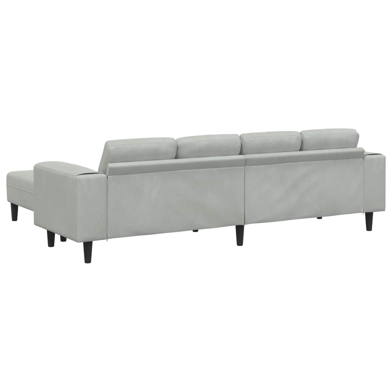 Wohnzimmer Couch 3 stk. Hellgrau