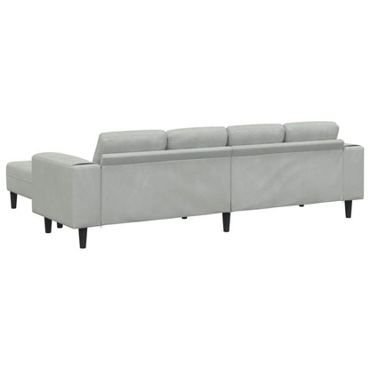 Wohnzimmer Couch 3 stk. Hellgrau