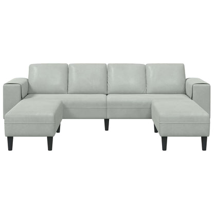 Wohnzimmer Couch 3 stk. Hellgrau