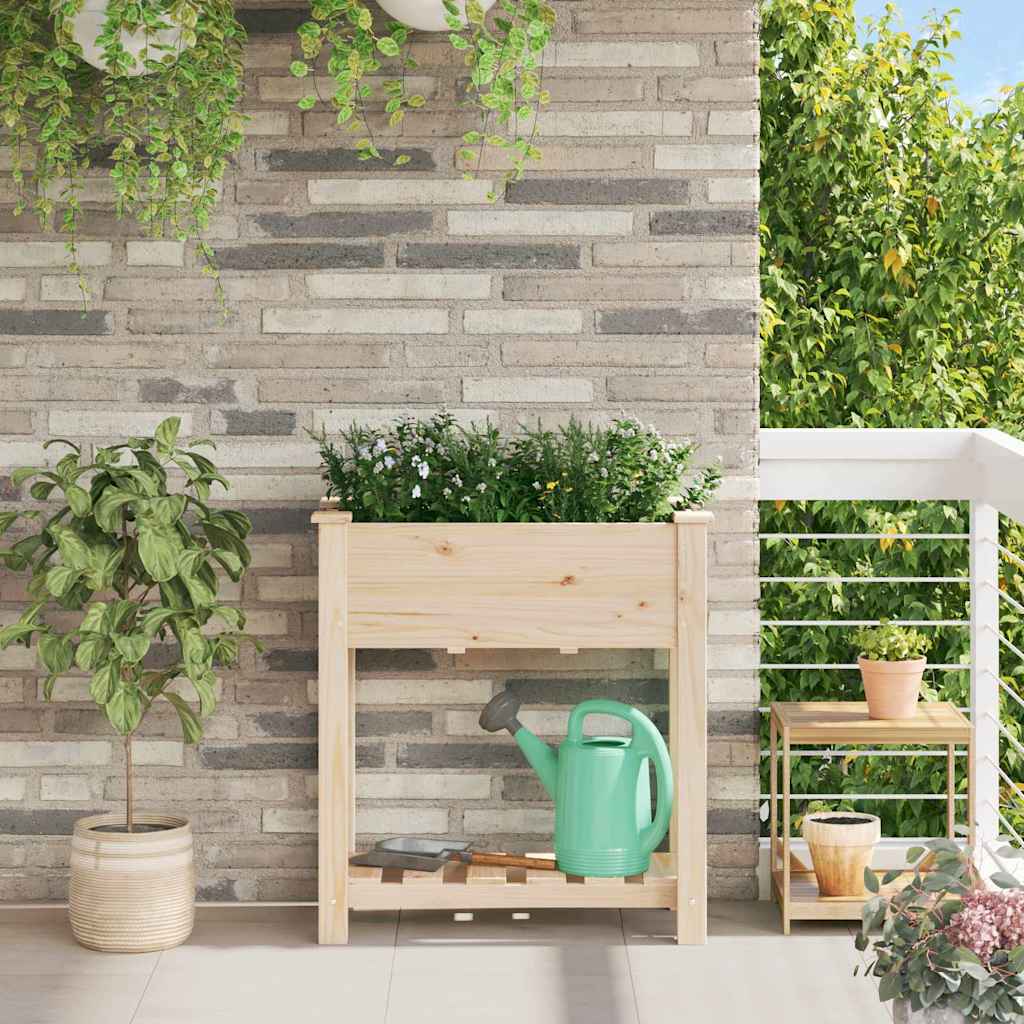 Garten-Pflanzgefäß Beige 71 x 37 x 76,5 cm