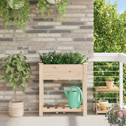Garten-Pflanzgefäß Beige 71 x 37 x 76,5 cm