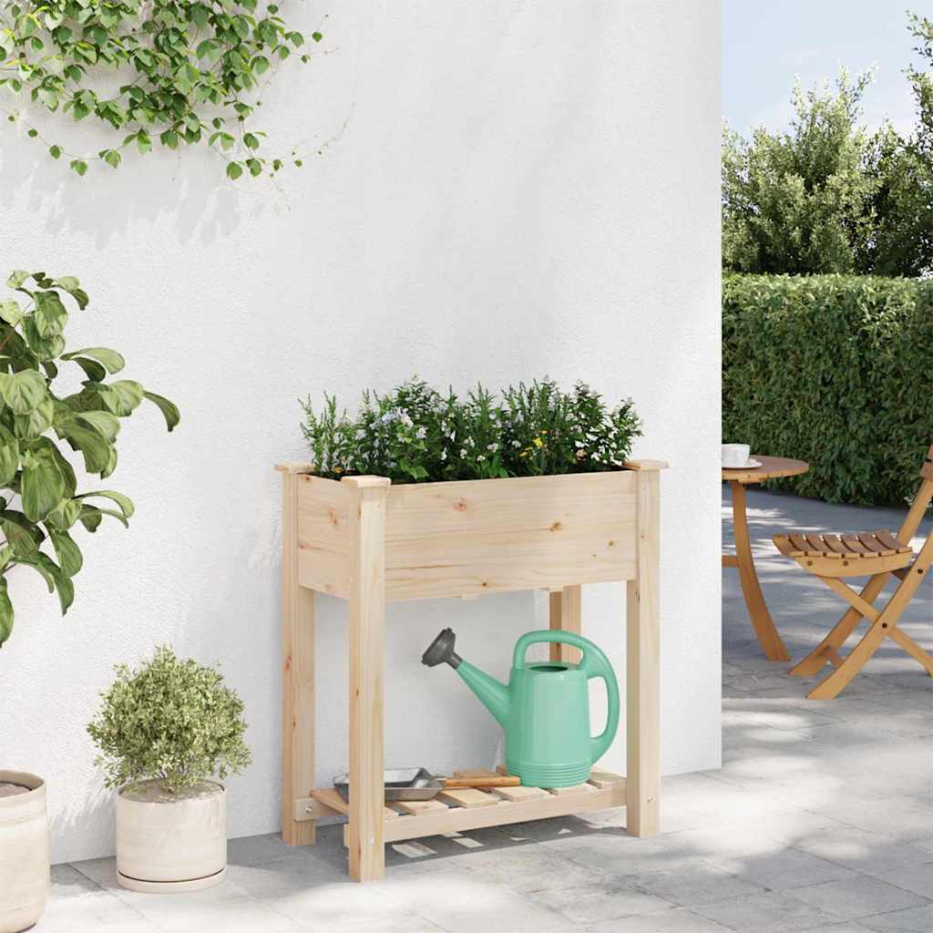 Garten-Pflanzgefäß Beige 71 x 37 x 76,5 cm