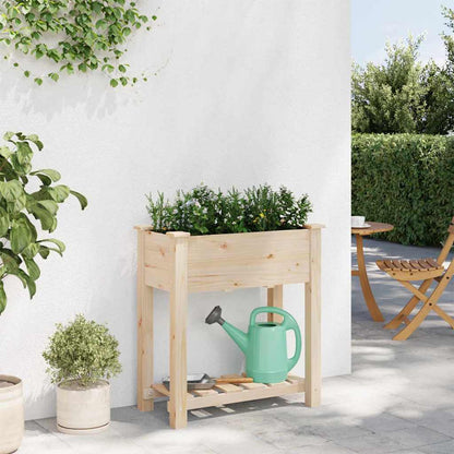 Garten-Pflanzgefäß Beige 71 x 37 x 76,5 cm