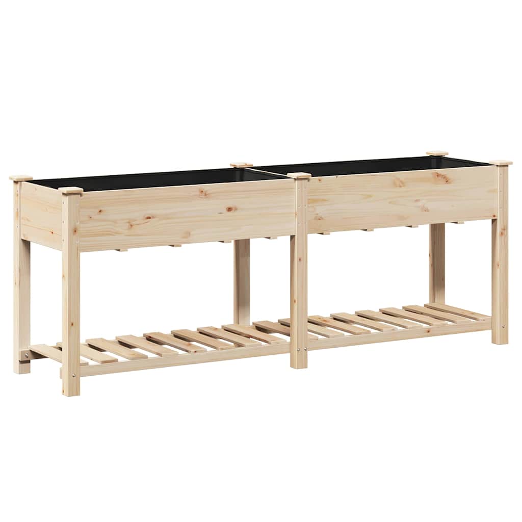Garten-Pflanzgefäß Beige 203 x 53 x 76,5 cm