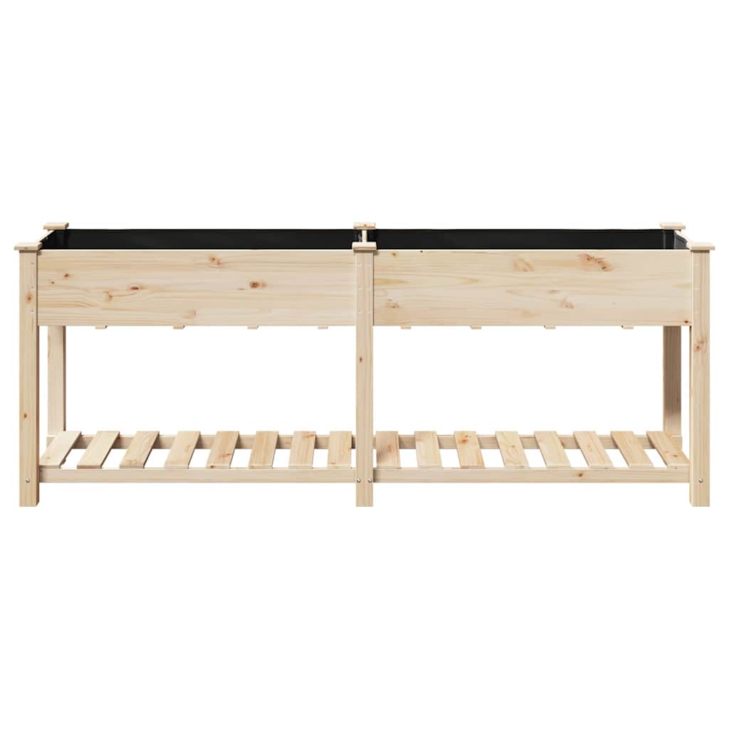 Garten-Pflanzgefäß Beige 203 x 53 x 76,5 cm