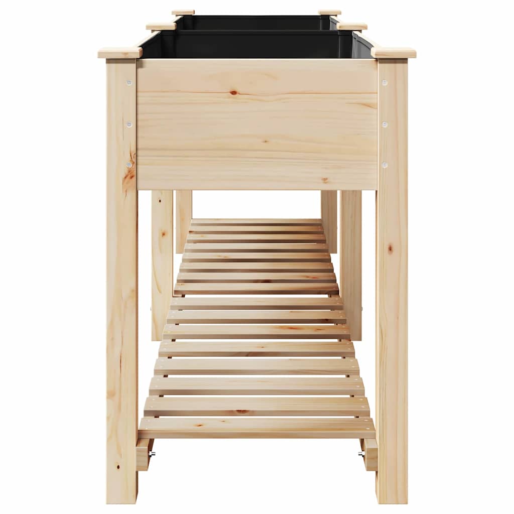 Garten-Pflanzgefäß Beige 203 x 53 x 76,5 cm