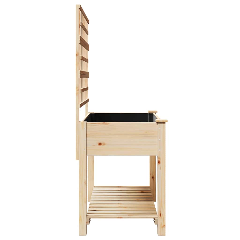 Garten-Pflanzgefäß Beige 115 x 60,5 x 153 cm