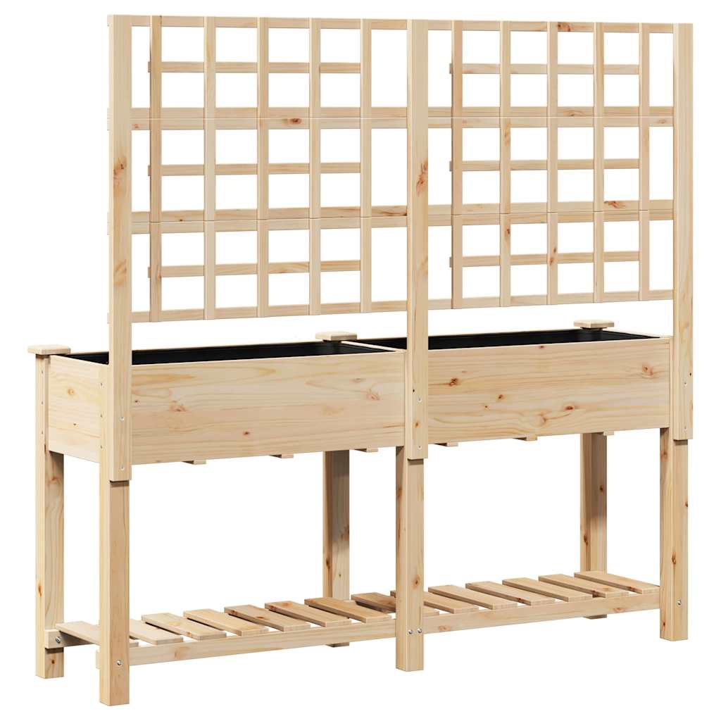 Garten-Pflanzgefäß Beige 161 x 46 x 152,5 cm