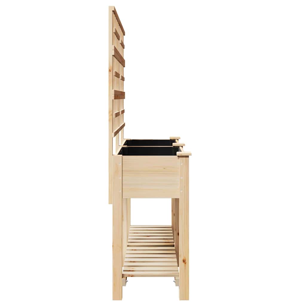 Garten-Pflanzgefäß Beige 161 x 46 x 152,5 cm