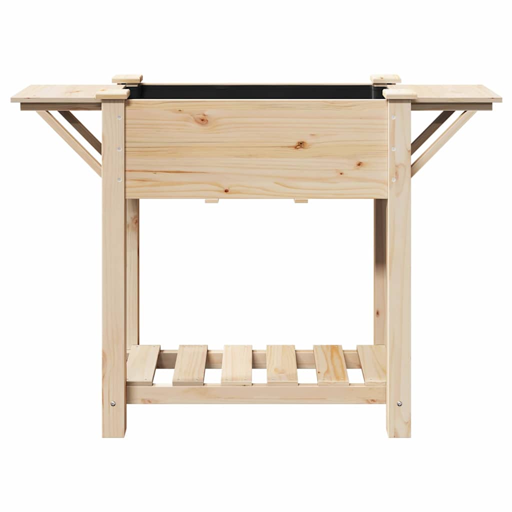 Garten-Pflanzgefäß Beige 111 x 37 x 76,5 cm