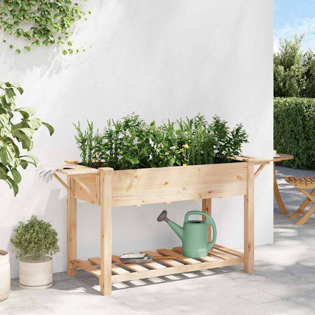 Garten-Pflanzgefäß Beige 155 x 59 x 76,5 cm
