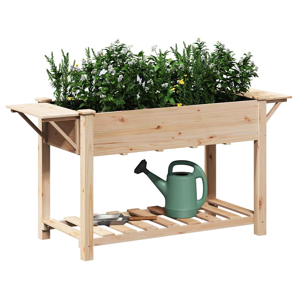 Garten-Pflanzgefäß Beige 155 x 59 x 76,5 cm