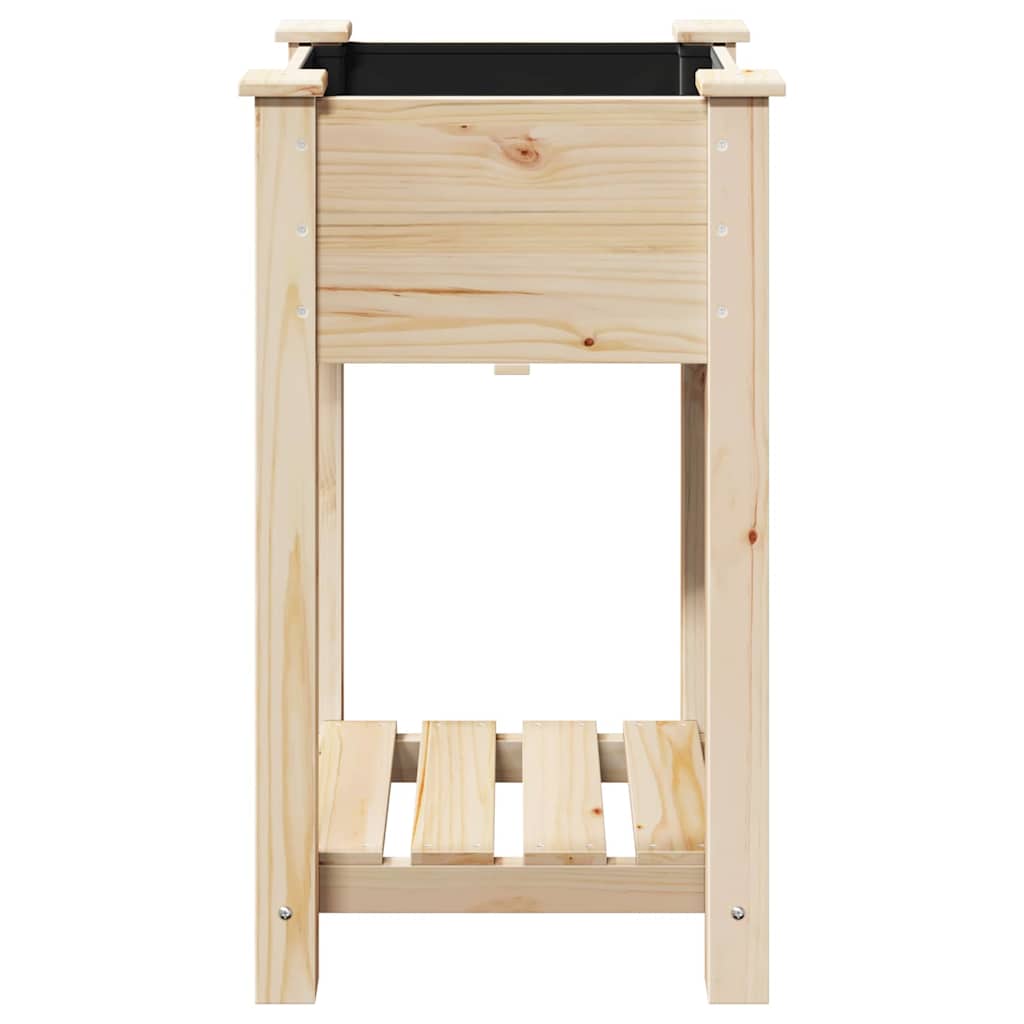 Garten-Pflanzgefäß Beige 45 x 45 x 76,5 cm
