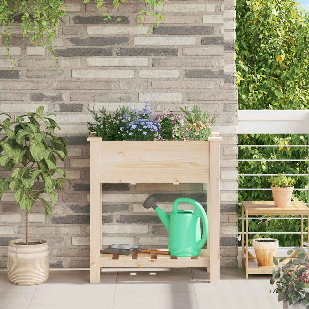 Garten-Pflanzgefäß Beige 71 x 37 x 76,5 cm