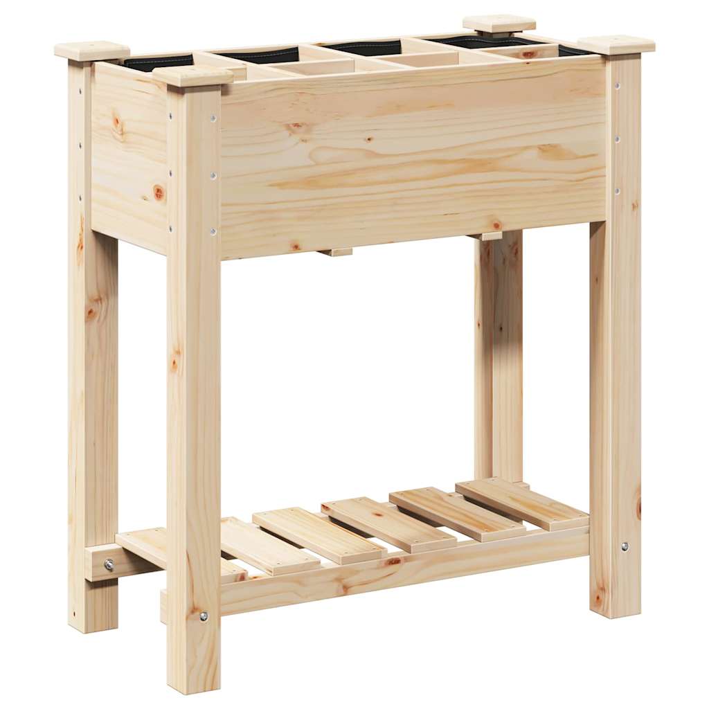 Garten-Pflanzgefäß Beige 71 x 37 x 76,5 cm