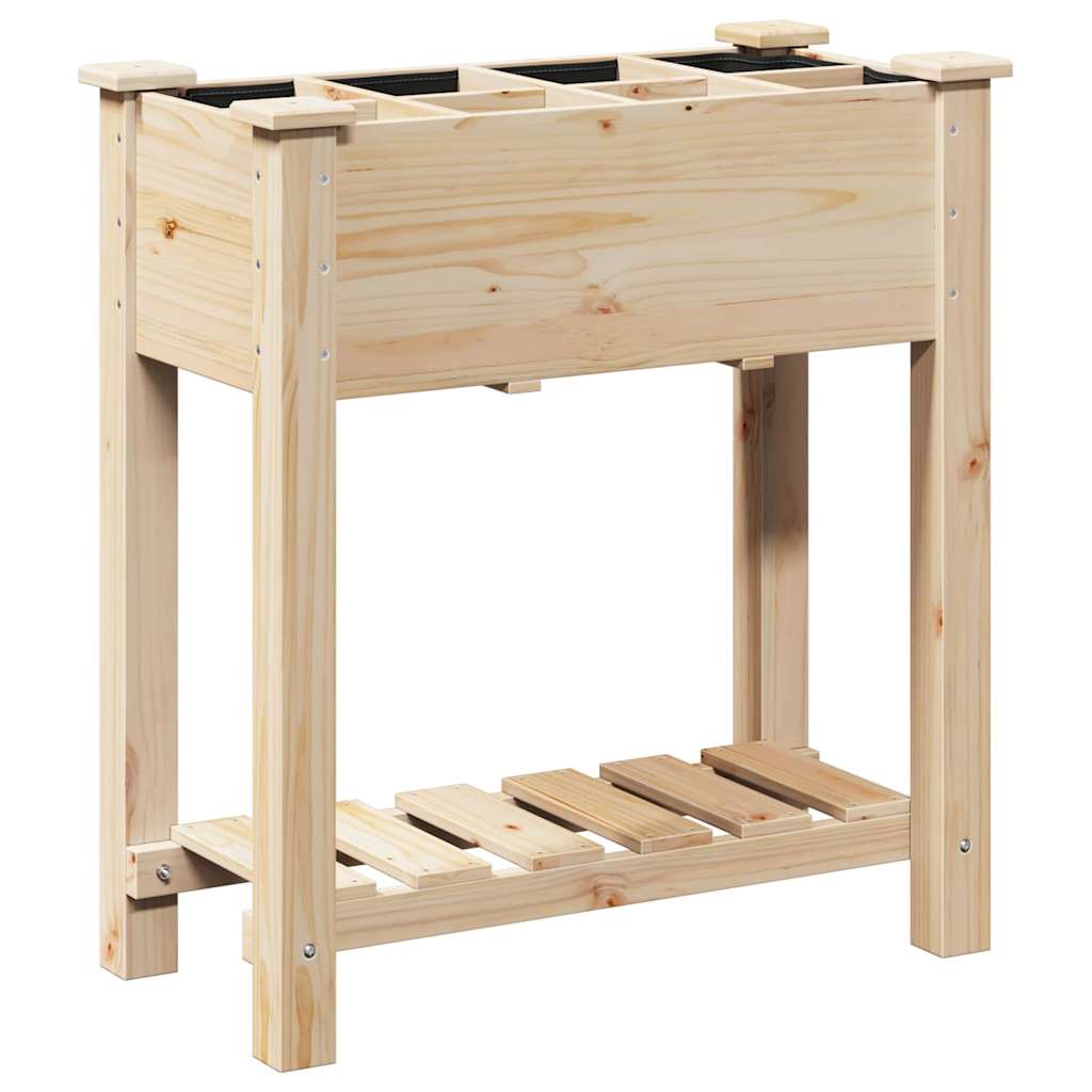 Garten-Pflanzgefäß Beige 71 x 37 x 76,5 cm