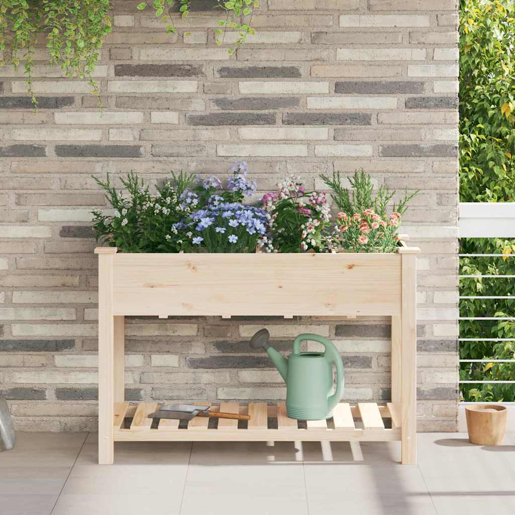 Garten-Pflanzgefäß Beige 115 x 59 x 76,5 cm