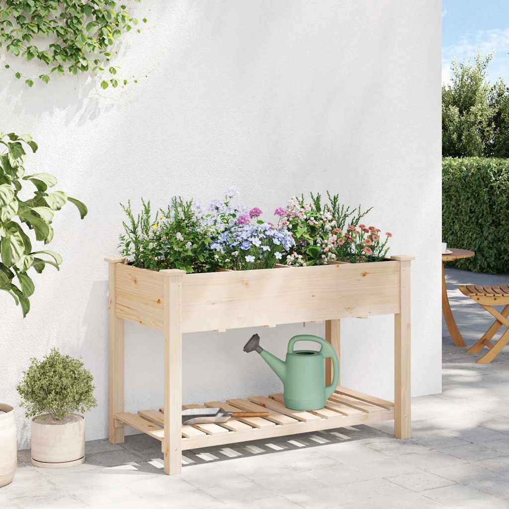 Garten-Pflanzgefäß Beige 115 x 59 x 76,5 cm