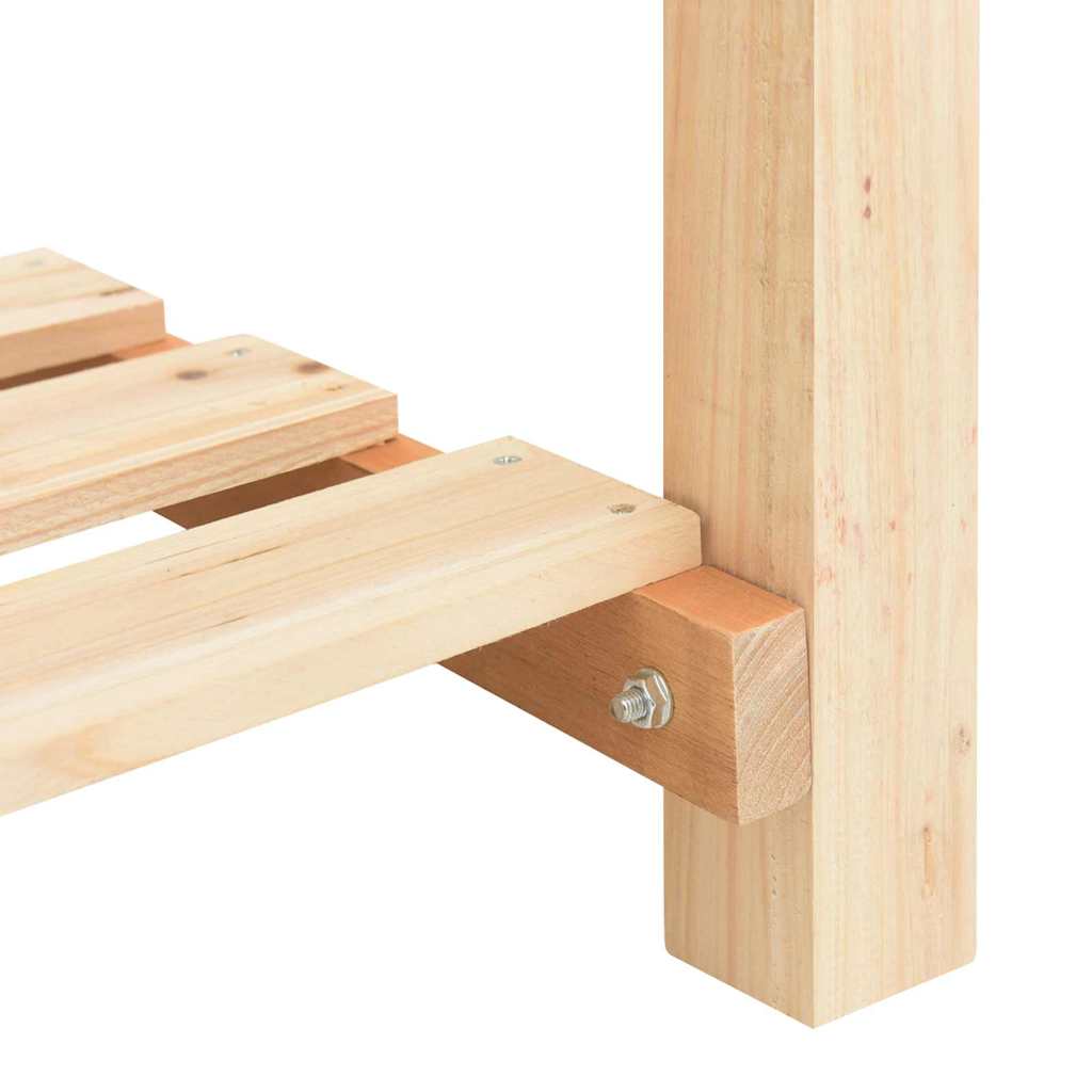 Gartenblumentopf mit Regal Beige 161,5 x 45 x 76,5 cm