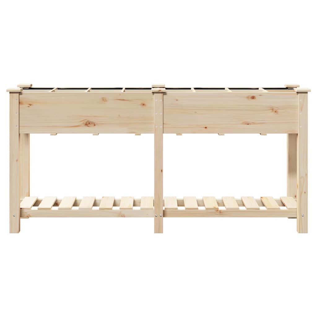 Garten-Pflanzgefäß Beige 161,5 x 45 x 76,5 cm