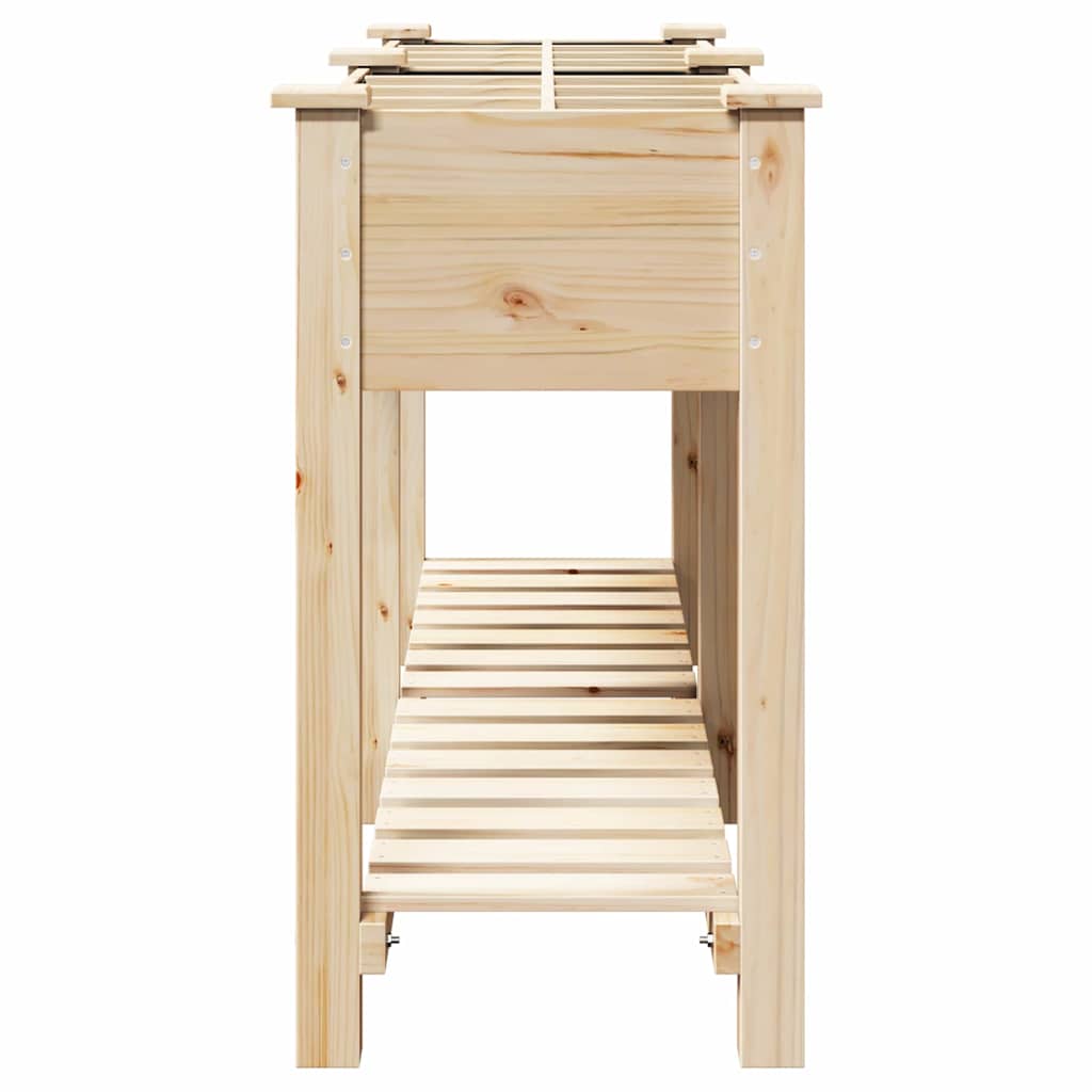 Garten-Pflanzgefäß Beige 161,5 x 45 x 76,5 cm