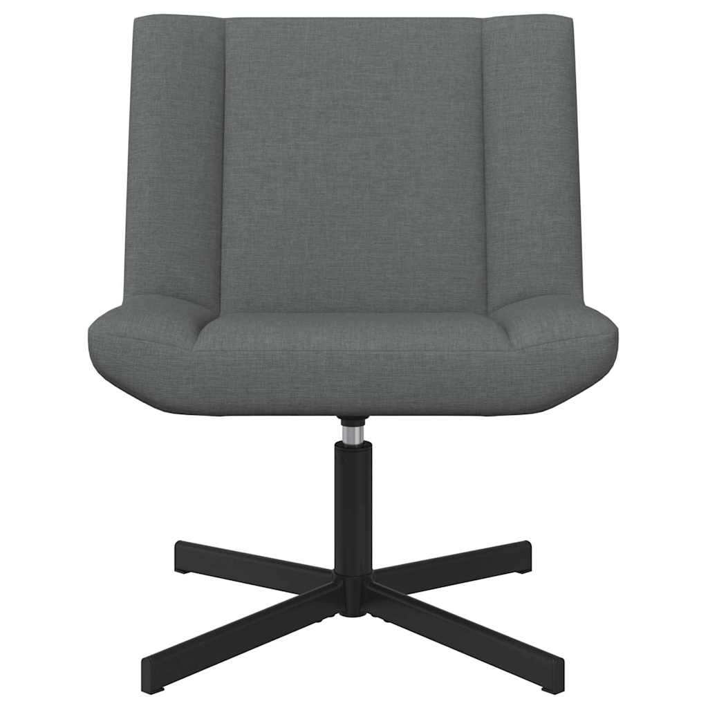 Drehstuhl Dunkelgrau 63 x 75 x 76 cm Stoff