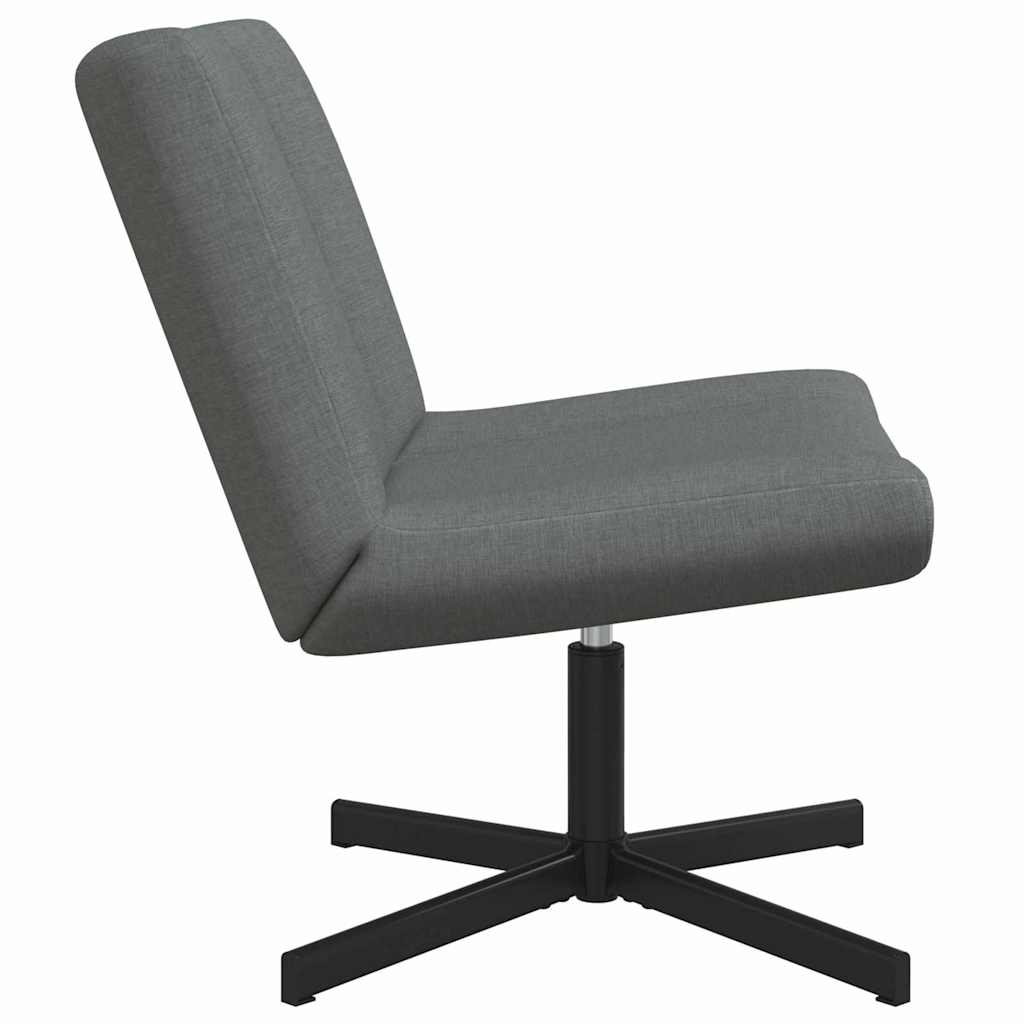 Drehstuhl Dunkelgrau 63 x 75 x 76 cm Stoff