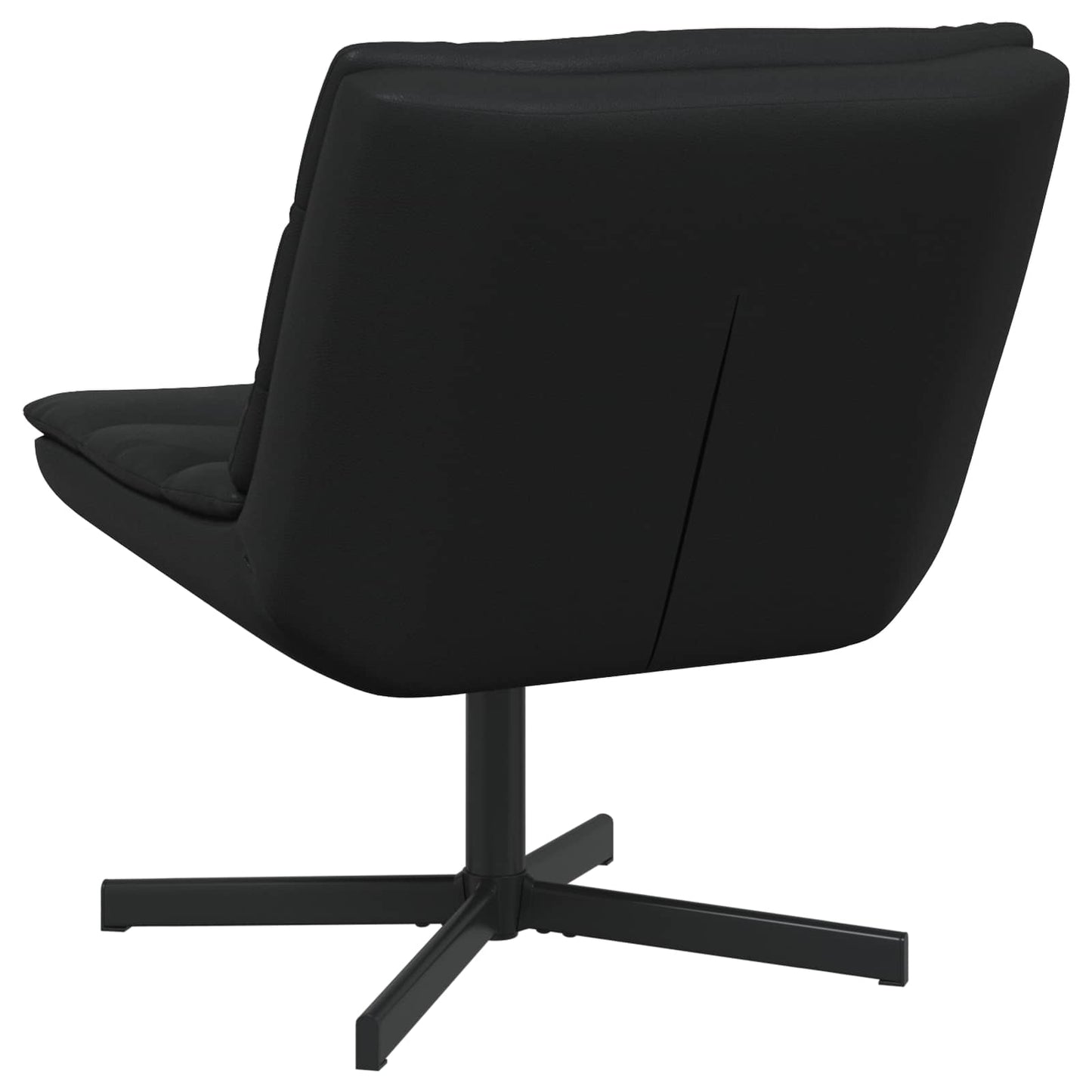 Drehstuhl Schwarz 63 x 75 x 76 cm Glänzendes PU