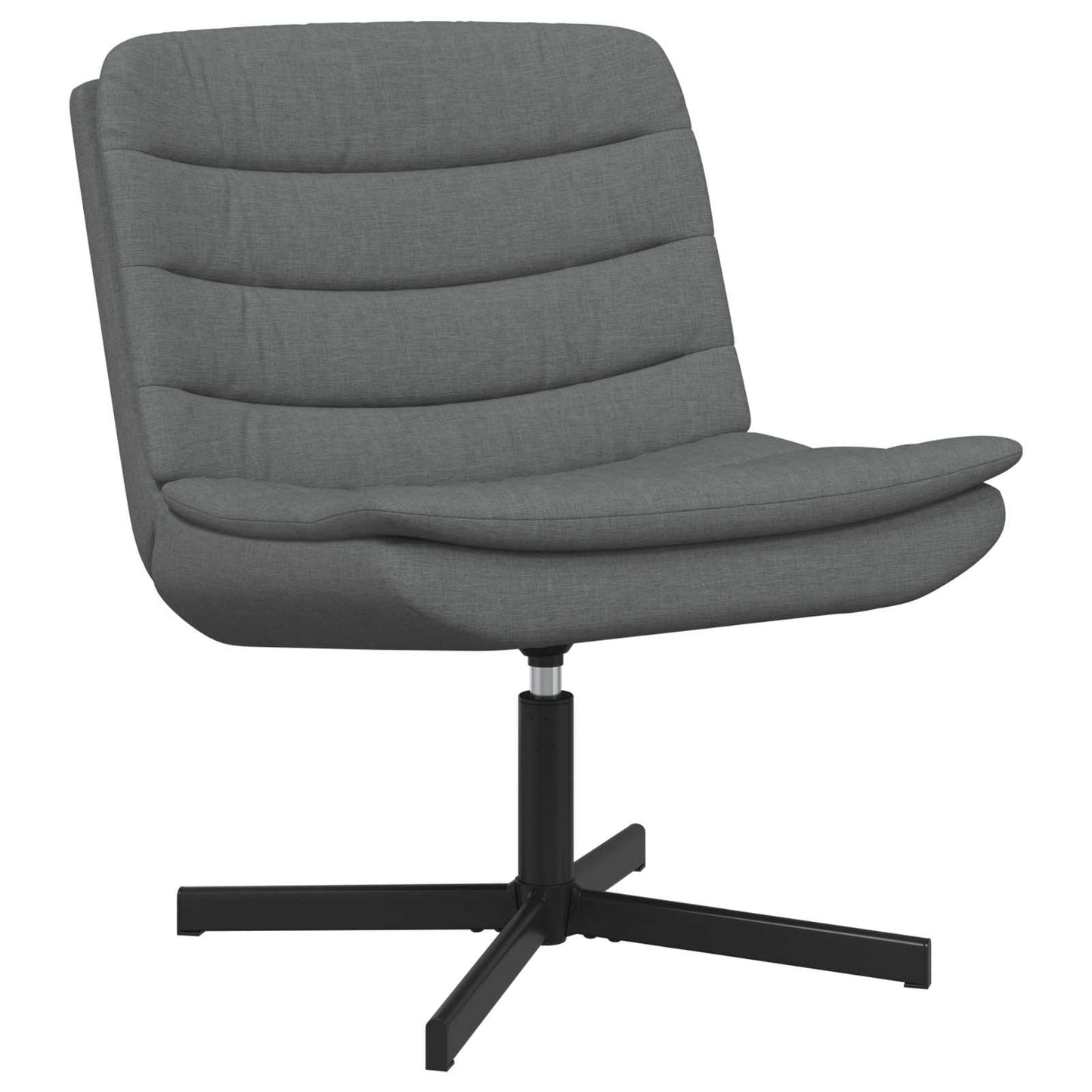 Drehstuhl Dunkelgrau 63 x 75 x 76 cm Stoff
