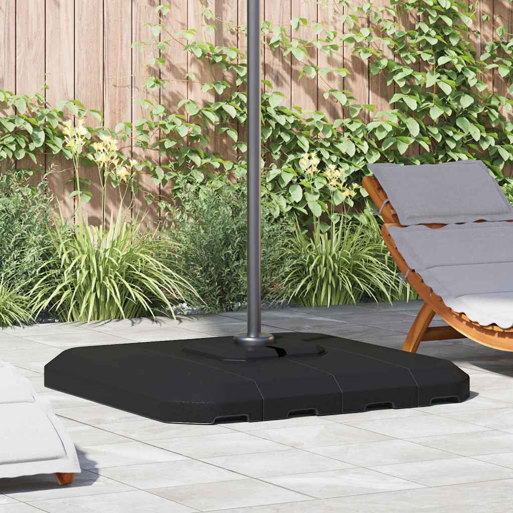 Basis für Freischwinger-Sonnenschirm 130 Schwarz Quadratisch