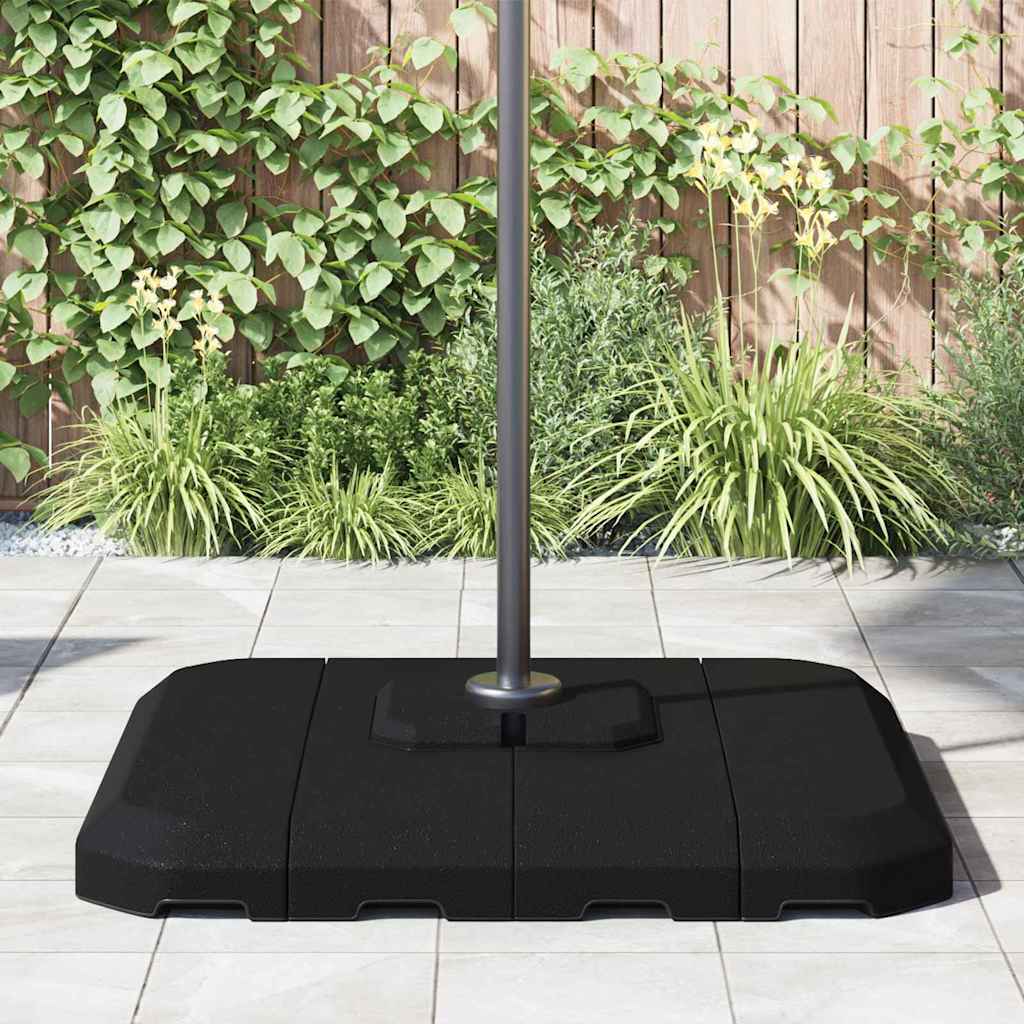 Basis für Freischwinger-Sonnenschirm 130 Schwarz Quadratisch