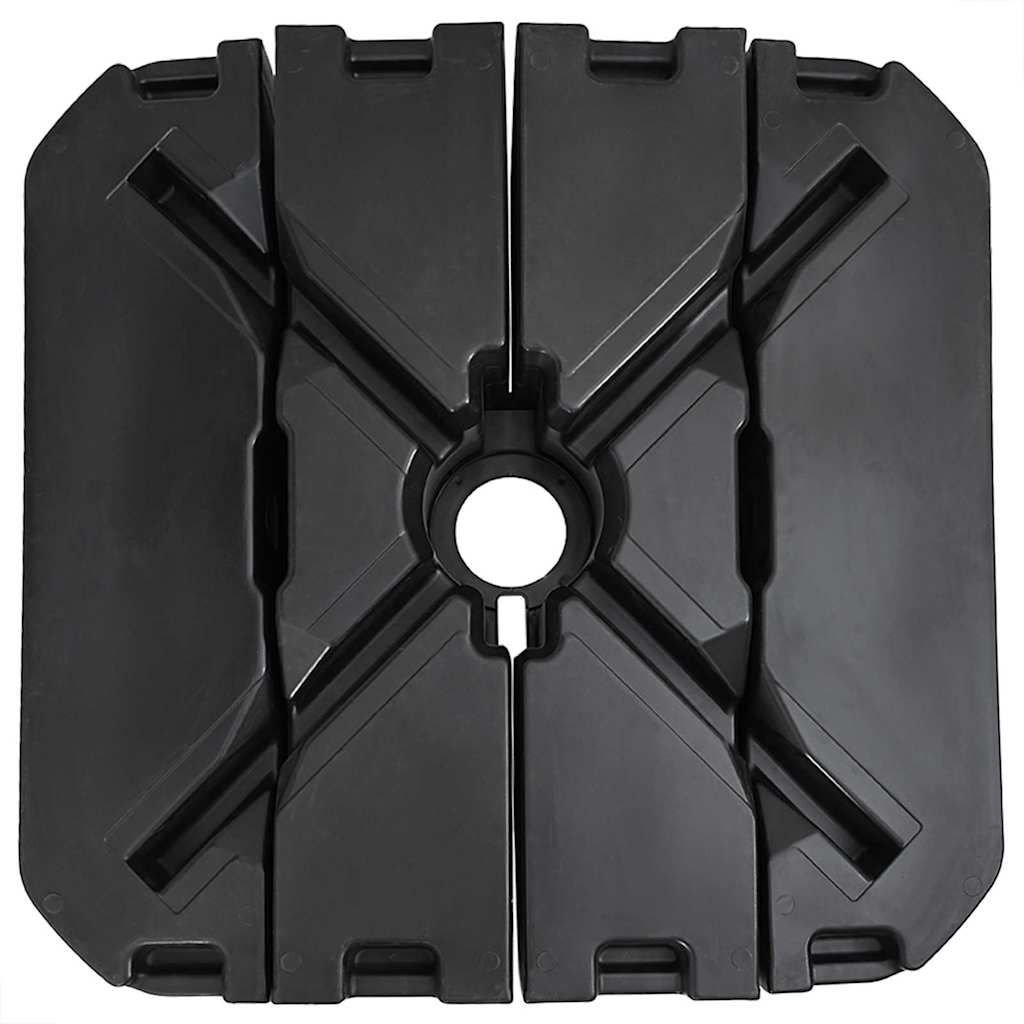 Basis für Freischwinger-Sonnenschirm 130 Schwarz Quadratisch