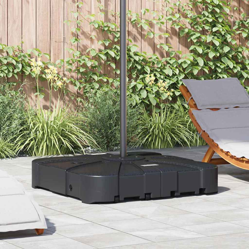 Basis für Freischwinger-Sonnenschirm 150 Schwarz Quadratisch