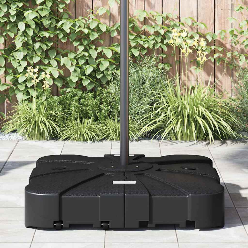 Basis für Freischwinger-Sonnenschirm 150 Schwarz Quadratisch