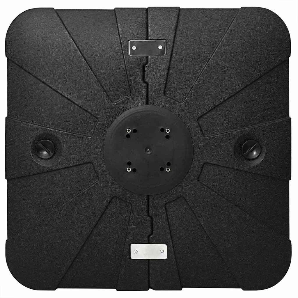 Basis für Freischwinger-Sonnenschirm 150 Schwarz Quadratisch