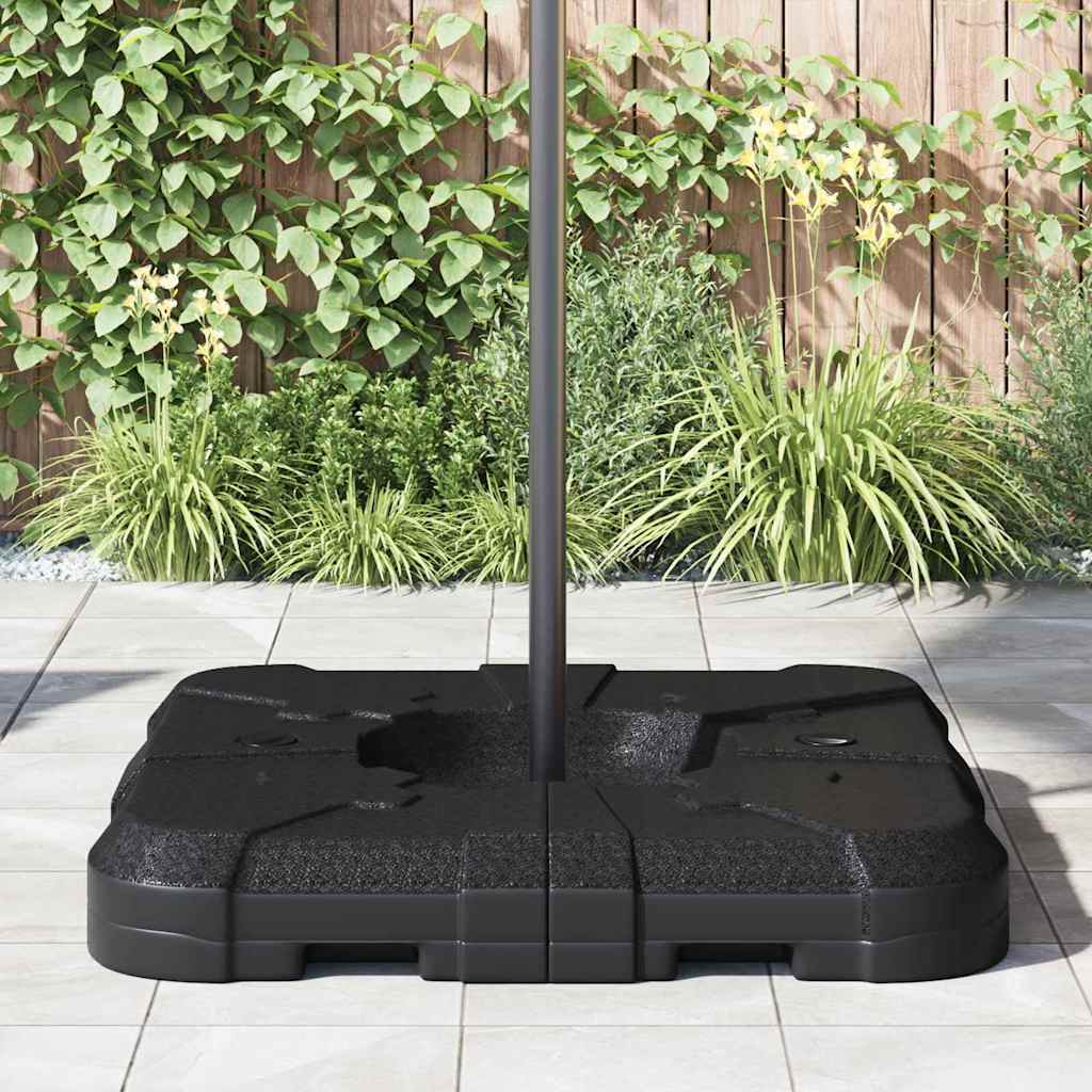 Basis für Freischwinger-Sonnenschirm 110 Schwarz Quadratisch